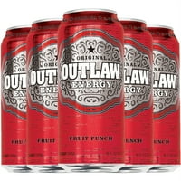 Outlaw Fruit Punch Energy Drink, 16oz, CT