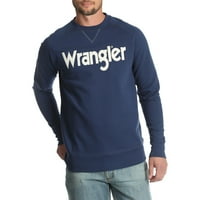 Wrangler férfi és nagy és magas személyzet nyaki pulóver, akár 5xl méretű