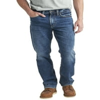 Silver Jeans Co. Férfi Grayson Easy Fit egyenes láb farmer, derékméret 28-42