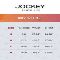 Jockey® Essentials Fiúk fehérneműje, mikroszálas nyújtási boxer rövid, kényelem, csomag, méret kis, közepes, nagy, extra nagy