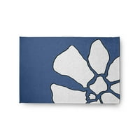 Egyszerűen Daisy 2 '3' kék sziromvonalak tavaszi zsenile beltéri szabadtéri szőnyeg