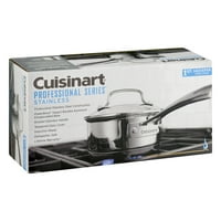 Cuisinart Professional sorozat rozsdamentes mártással serpenyőben fedél-Quart Pot, 1. Gróf