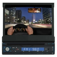 Szuperszonikus SC-Car DVD-lejátszó, 7 érintőképernyő LCD, Single DIN, Letakarítható előlap