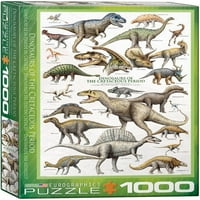 Eurographicspuzzles-Dinoszauruszok-Kréta Időszak-Kirakós Játék -