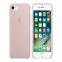 Apple szilikon tok iPhone -hoz - rózsaszín homok