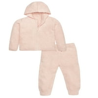 Modern pillanatok: Gerber kisgyermek, Unise Cozy Zip Up Hoodie & Jogger, 2 darabos ruhakészlet, - 5T