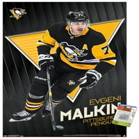Pittsburgh Penguins-Evgeni Malkin fali poszter Pushpins, 22.375 34