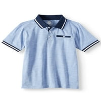 Wonder Nation rövid ujjú Stretch Jersey Polo