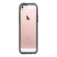 Otterbo Symmetry sorozat Apple iPhone SE - Hátsó borító a mobiltelefonhoz - polikarbonát, szintetikus gumi - fekete kristály
