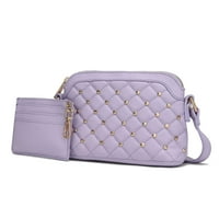 Gyűjtemény Tianna Quilted Crossbody táska megfelelő kártyatartóvel, Mia K