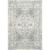 Nuloom Leila Absztrakt Modern Medallion Area Rug, 5 '7' 5