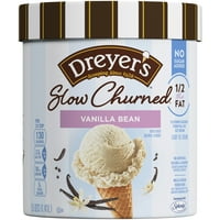 Dreyer lassú, megcsinált vaníliababja nincs cukor hozzáadott könnyű fagylalt 1. Qt. Kád