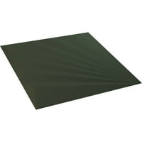 5 8 W 5 8 H Aire endurawall dekoratív 3D -s falpanel, Ultracover Satin Hunt Club Green