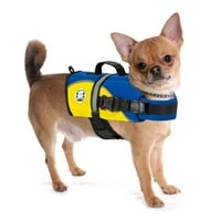 Mancsok fedélzetén PA-by neoprén kutyus mentőmellény Extra Extra kis kék-sárga