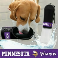 Háziállatok Első NFL Minnesota vikingek hordozható kedvtelésből tartott vizes palack utazási kutya vizes palack a Go macska vizes