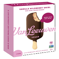 Van Leeuwen Vanilla Wildberry Swirl vegán fagylalt bár, bár
