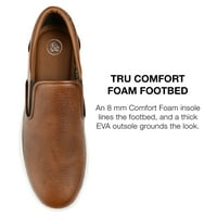 Thomas & Vine Mens Conley Tru Comfort Faam csúszás kerek lábujj cipő