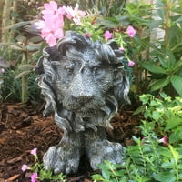 Homestyles greystone oroszlán Muggly kabala állati szobor humoros ültetvényes edény