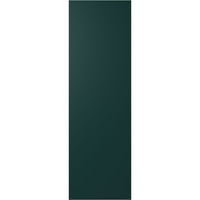 Ekena Millwork 18 W 77 H True Fit PVC átlós slat modern stílusú rögzített redőnyök, termálzöld
