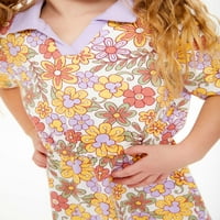 Disney Toddler Girls Mickey Mouse virágmintás retro ruha, méretű kisgyermek- hónapok