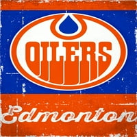 Edmonton Oilers-Retro Logó Fali Poszter, 22.375 34