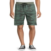 Hollywood Men's Pull-on Stretch Tech Cargo rövidnadrág, S-XL méretű