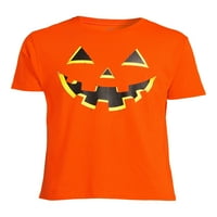 Férfi Halloween jack-o'-lámpás grafikus póló, őszi rövid ujjú póló az útig, az S-3XL méretének mérete
