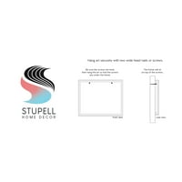 Stupell Industries maroknyi virágvirág grafikus művészet fekete keretes művészet nyomtatott fali művészet, tervezés: Stephanie