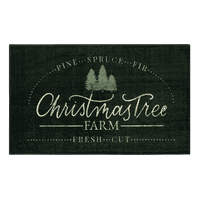 Mohawk Home Christmas Tree Farm, Area Rug, Black, 2 '6 4' 2