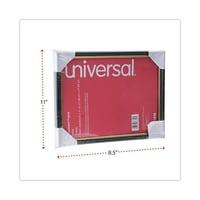 Univerzális műanyag, könnyű szerelt keret 8-1 2 -es beszúráshoz, 3-csomag, fekete, 2 csomag