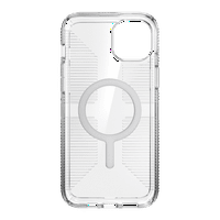 Speck Gemshell Grip a Magsafe tok segítségével az iPhone Plus és az iPhone Plus számára, tiszta és króm kivitelben