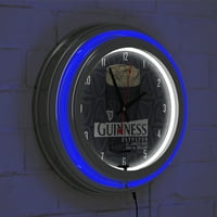 Guinness Chrome Dupla Fok Neon Óra