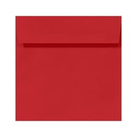 Luxpaper négyzet alakú borítékok, Ruby Red, 250 Pack