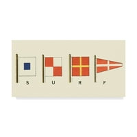 A Vision Studio védjegye képzőművészeti Surf Flags vászon művészete