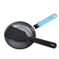 Ízletes 6 Non-Stick Mini Fry serpenyő spatulával, gyémánt megerősített, mosogatógép biztonságos, darab, ízletes kék