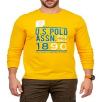 S. Polo Assn.Men hosszú ujjú grafikus pólója