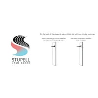 Stupell Industries modern merész esernyők elrendezése grafikus művészet, keret nélküli művészeti nyomtatási fal művészet, ziwei
