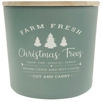 Gálacsoport üdülési farm friss 2-wink gyertya karácsonyfák illata, oz