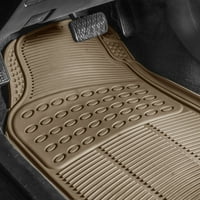 Csoport AFF11305Beige Trimmable Universal Gumi bézs autó padló szőnyegek légfrissítővel