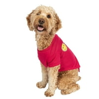 Igazságügyi Pet Poliészter Front kötött kutya póló, rózsaszín, L