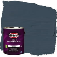 Glidden HEP ​​belső festék + alapozó lovasság sötétkék, lapos, gallon