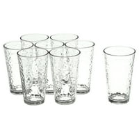 Libbey 16. Oz Vintage Frost Clear Drinkware, 8 -as készlet