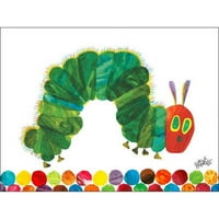 Oopsy Daisy's Eric Carle's A nagyon éhes Caterpillar Canvas Wall Art, 24x18