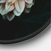 Designart 'virágzó sárga virág' hagyományos körfém fali művészet - 23 -as lemez
