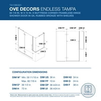 Ove dekorok Tampa 60-in. W in.