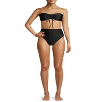 Idő és a Tru Black Bandeau bikini top