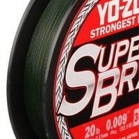 Yo-Zuri Super Braid yard orsó sötétzöld 20lb