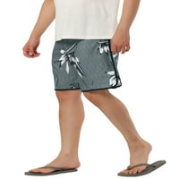 Egyedi olcsó férfi húzószálú úszás rövidnadrág nyomtatott nyári deszkák rövidnadrág