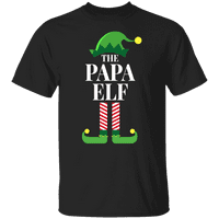 Graphic America ünnepi ünnepi karácsonyi papa elf férfi grafikus póló