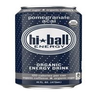 Hiball Energy Organic Energy ital, gránátalma acai, fl oz, CT